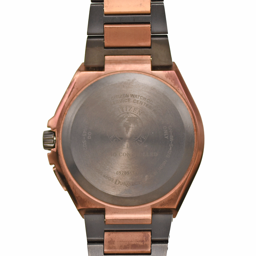 [クーポン値引×ポイントUP] CITIZEN シチズン ATTESA アテッサ アクトライン 世界数量限定1700本 CB0215-77E エコ・ドライブ電波時計ダイレクトフライト チタン製 【中古】