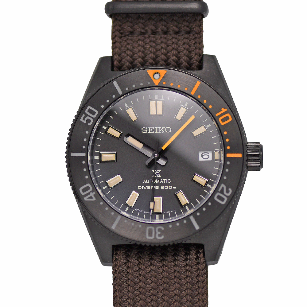 【クーポンで5％OFF！さらにポイント5倍！】 セイコー SEIKO プロスペックス The Black Series Limited Edition 1965 メカニカルダイバーズ 現代デザイン SBDC153 自動巻 未使用 【中古】