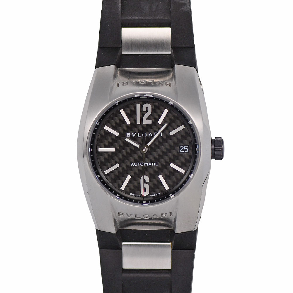 新入荷 ブルガリ BVLGARI エルゴン 35MM オートマティック メンズ レディース ユニセックス ボーイズ 自動巻 EG35BSVD 研磨仕上げ済み 【中古】