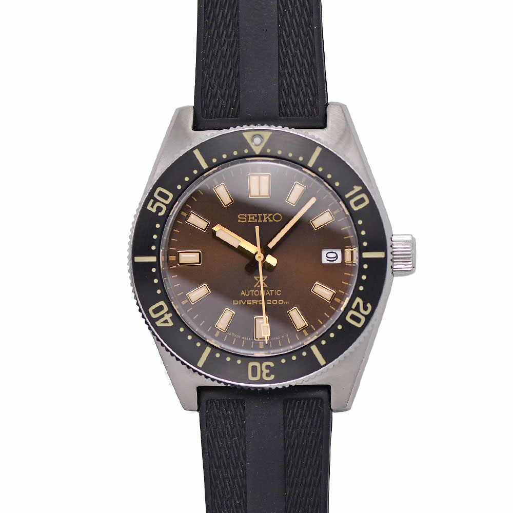 乐天商城 - 【クーポンで5%OFF×さらにポイントUP】 新入荷 セイコー SEIKO プロスペックス ダイバースキューバ メカニカル メンズ 自動巻 200m防水 ブラウン文字盤 SBDC105 研磨仕上げ済み 【中古】