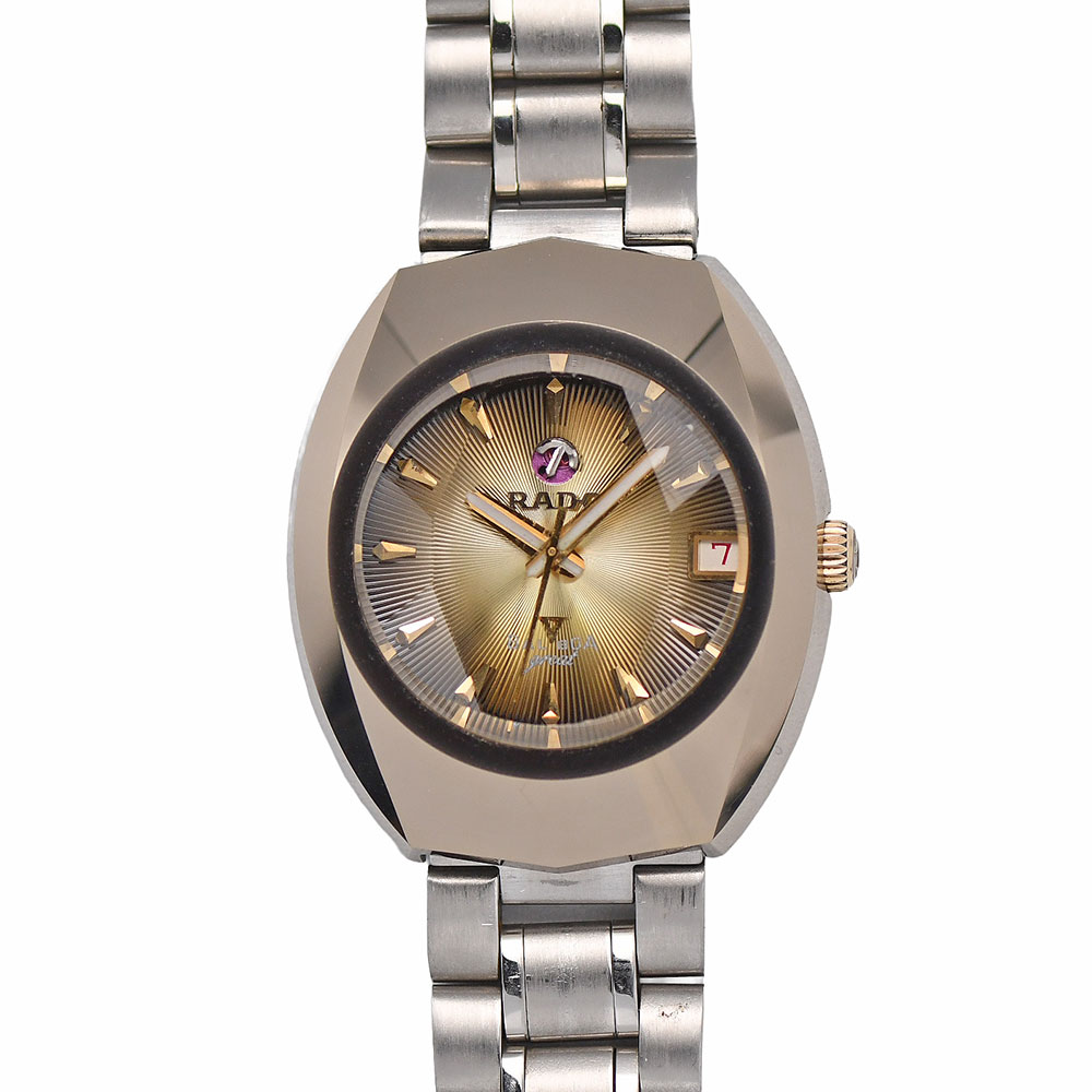 【セール｜6/10まで今期最安値｜終了後値上げ！】 新入荷 ラドー RADO バルボアV デイト オートマティック メンズ 自動巻 超硬ケース カットガラス 【中古】
