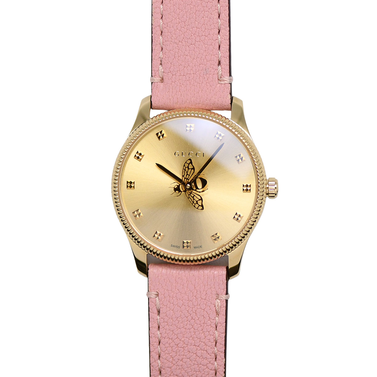 【クーポンでお得×さらにポイントUP】 新入荷 グッチ GUCCI Gタイムレス 蜂モチー...