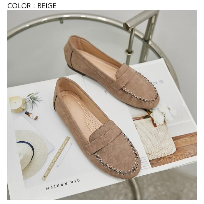 フラットシューズ モカシンローファー クーポン配布中 送料無料 ぺたんこ靴 フラットモカシンシューズ ラウンド リボン 婦人靴 ぺたんこ 最大94 Offクーポン 靴 痛くない 歩きやすい おしゃれ カジュアル 通勤靴 くつ 大人かわいい レディース 婦人 履きやすい ローヒール