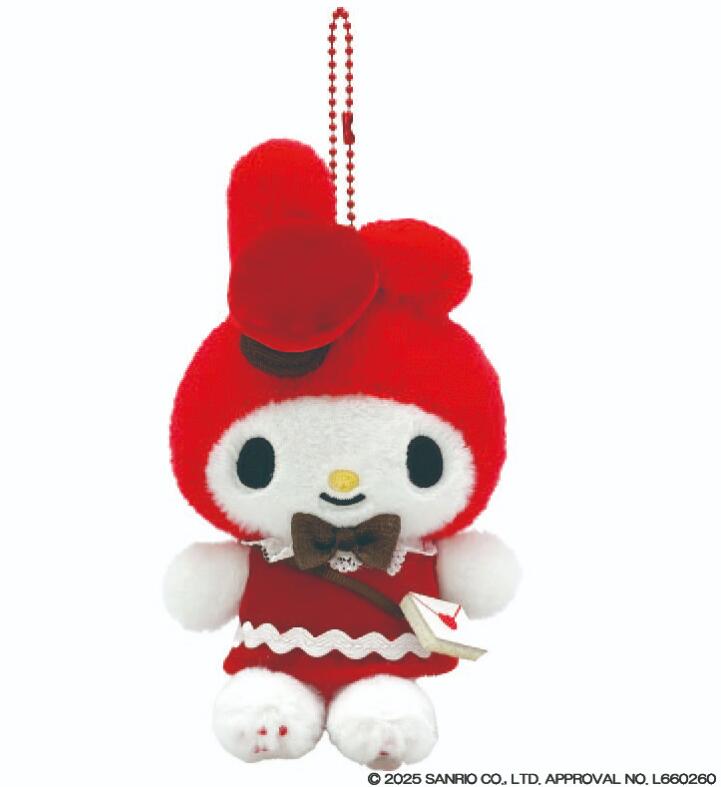 Rakuten - サンリオキャラクターズ ラブリーラブレター マイメロディ MC ぬいぐるみマスコット　SANRIO　サンリオ　マイメロ　チェーン付き　ぬいぐるみ　マイメロディ　スクバ　バッグ
