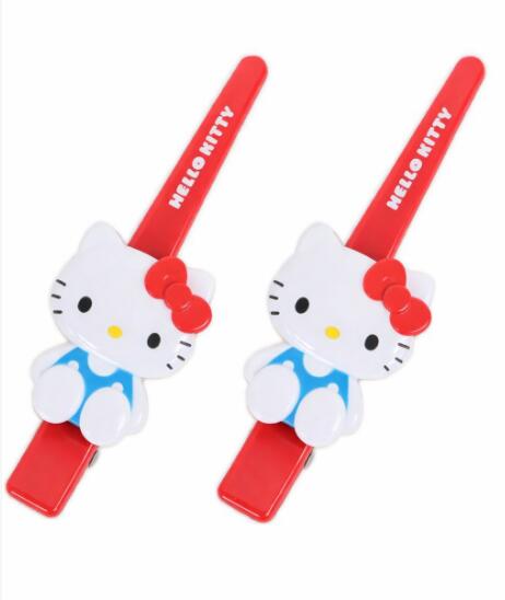Rakuten - 【2個セット】ハローキティ ロングヘアクリップ　サンリオ SANRIO　スクバ　通学　バッグ　リュック　ネコポス発送