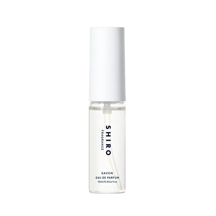 ネコポス発送 ★箱なし★ SHIRO シロ サボン オードパルファン ミニサイズ 10ml EAU DE PARFUM MINI 国内正規品 パフューム フレグランス コンパクトサイズ プレゼント ギフト 誕生日 記念日 クリスマス 母 上品 ユニセックス オールシーズン 清潔 石けん ●送料無料
