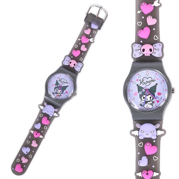 樂天商城 - 決算在庫処分 SANRIO　クロミ ラバーウォッチ 腕時計 sanrio キャラクター プレゼント バースデー ギフト 贈り物 孫 入学祝 進学祝い 進級祝い 送料無料