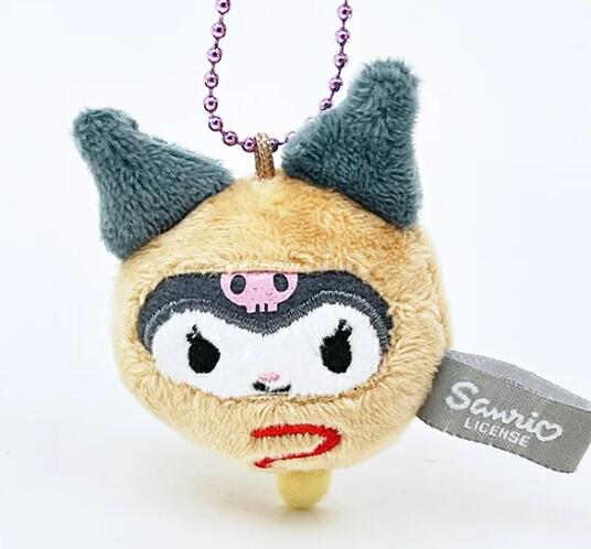 樂天商城 - SANRIO　スケーター SKATER スケーター クロミ なりきり食べ物 ぬいぐるみ キーホルダー　サンリオ　くろみ