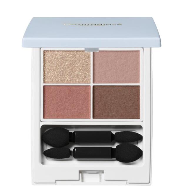 乐天商城 - ナチュラグラッセ　naturaglace　カラーアイズN　本体　04 ピーチコーラル　4.8g　透明感　ツヤ感　濡れ感　しっとり　送料無料　自然由来　オーガニック　アイシャドウ　アイシャドー　ピンク系