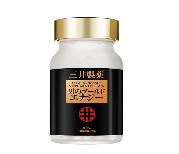 三井製薬 男のゴールドエナジー PREMIUM GOLDEN SUPPLEMENT FOR MEN マカエキス 33.75g 375mg×90粒 お中元 送料無料　ギフト　誕生日　プレゼント　クリスマス　自分のご褒美