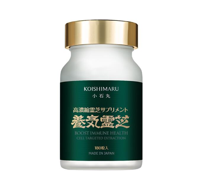 KOISHIMARU 小石丸 養気霊芝 180粒｜高濃縮霊芝サプリメント古来より珍重されてきた「霊芝（マンネンタケ）」を独自の技術で高濃縮配合。赤霊芝・黄霊芝・白霊芝の三色霊芝抽出エキスに、めぐりをサポートするイチョウ葉エキスをプラスした、毎日の健康維持と若々しさを応援する国内正規品サプリメントです。■ 3つのこだわりポイント三色霊芝抽出エキス配合：赤・黄・白の希少な霊芝を贅沢にブレンド霊芝細胞壁破壊末：吸収されにくい霊芝の細胞壁を破壊し、有効成分を効率よく摂取日本国内製造：品質管理された国内工場で製造された安心の正規品■ 商品スペック商品名KOISHIMARU 小石丸 養気霊芝内容量180粒主原料三色霊芝抽出エキス（赤霊芝・黄霊芝・白霊芝）、霊芝細胞壁破壊末、イチョウ葉エキス原産国日本製区分健康食品／サプリメントお召し上がり方1日3〜6粒を目安に水またはぬるま湯でお召し上がりください。■ こんな方におすすめ年齢とともに健康が気になり始めた方毎日の元気とめぐりをサポートしたい方大切なご家族への贈り物をお探しの方お中元・お歳暮・誕生日プレゼントに■ ギフト対応・送料無料ギフトラッピング無料対応。お中元・お歳暮・誕生日・敬老の日・母の日・父の日など、大切な方への贈り物に最適です。全国送料無料でお届けします。購入前に知っておきたい5つのポイント項目内容正規品保証メーカー直仕入れの国内正規品。安心の品質保証送料全国送料無料ギフト対応ラッピング無料｜お中元・お歳暮・誕生日対応特典150円OFFクーポン配布中発送平日15時までのご注文で当日発送よくあるご質問Q. 1日にどのくらい飲めばいいですか？A. 1日3〜6粒を目安に、水またはぬるま湯でお召し上がりください。Q. 薬と併用しても大丈夫ですか？A. お薬を服用中の方は、事前に医師・薬剤師にご相談ください。Q. ギフト包装は可能ですか？A. はい、無料でギフトラッピングを承ります。ご注文時にお選びください。