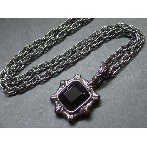 ◆Angelina◆新定番スクエアストーンネックレス/Mens/ペンダント/カラーストーン/M-2...