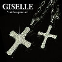 【メール便可】GISELLE アレルギー:変色にも安心!ジュエリーステンレス製★RICH BLACK★ペアネックレスシリーズ