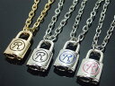 Rock -R- Key Nacklace キーネックレス ロックR 鍵 錠 キー 南京錠 メンズ レディース M-149