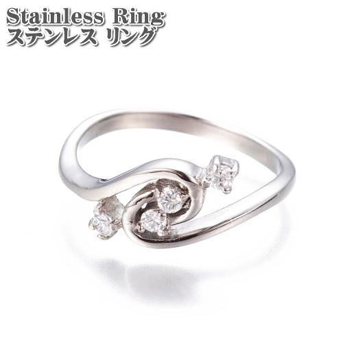 ƥ쥹  14 塼ӥå륳˥ ե  ƥ쥹 Stainless Ring ƥ쥹 CZ ...