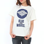 【青海波】 和柄 Tシャツ メンズ レディース ユニセックス 和風 家紋 ロゴ おしゃれ かっこいい 人気 JAPONISME ブランド 半袖 S〜XLサイズ バニラホワイト/ライトブルー ネコポス