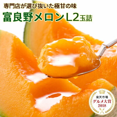 お中元 富良野メロン 大玉Lサイズ2玉詰[2玉約3.2kg]【7月上旬発送開始】送料無料 贈答用 秀品 富良野 ふらのメロン 北海道 お中元御中元 暑中見舞 残暑見舞 御礼 御祝 ギフト 内祝い 敬老の日 お返し フルーツ お取り寄せ 産地直送