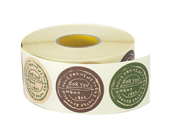 ギフトシール プロバンス 丸 / 18枚【 富澤商店 公式 】