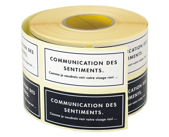 ギフトシール シャープ(黒・白) / 12枚【 富澤商店 公式 】