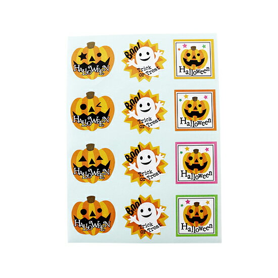ハロウィンギャラリーシール（アソート） / 1シート（12片）【 富澤商店 公式 】のサムネイル