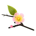 桃の花一輪 / 1本【 富澤商店 公式 】