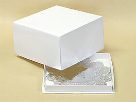 かぶせデコ箱(白無地) 6号 / 1枚【 富澤商店 公式 】