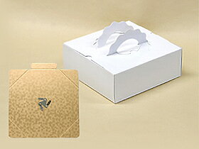 ガトーケース(白無地) 6号 / 1枚【 富澤商店 公式 】