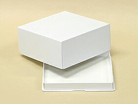 かぶせパイ箱(白無地) 5号 / 1枚【 富澤商店 公式 】