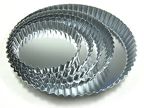 120：φ118×H18mm 140：φ140×H18mm 160：φ158×H20mm 180：φ183×H23mm 210：φ223×H25mm 使いやすい底取れタイプのタルト型。管理番号：240211-1■名称：セパトタルト型■原材料名：スチール　クロームメッキ■成分表示：(100gあたり) エネルギー0.00 kcal たんぱく質0.00 g 脂質0.00 g 炭水化物0.00 g ナトリウム0.00 mg ■注意事項：* オーブン用の焼型です。他の熱源では使用しないで下さい。* 直火ではご使用にならないで下さい。* オーブンから取り出す際や取り出した直後は、型が熱くなっています。火傷に十分ご注意下さい。また幼児の手に触れないようにして下さい。* 金属のヘラ、ナイフ、タワシ等は表面を傷つけますので、ご使用にならないで下さい。* 型の角や折り曲げ部で手などにけがをしないようにお取扱い下さい。■ご利用方法：・はじめてご使用の際は、150℃のオーブンで10分程度空焼きをして下さい。・型が熱いうちにタオルなどで乾拭きをし、ショートニングを薄く塗っていただき、丁寧に拭きあげてください。＊火傷に十分注意して下さい。＜使用後のお手入れ＞・使用後は中性洗剤等使わず、お湯でさっと洗ってください。水気をよくふき取ってから油を塗って収納してください。■販売者：株式会社富澤商店/東京都町田市小山ヶ丘3丁目22-9◆商品の在庫・販売状況について◆ ・諸事情により、予告なく販売終了になる場合がございます。予めご了承ください。 ・当サイトに掲載されている商品は、ご購入可能な状態にあっても必ずしも在庫を保証するものではありません。予めご了承ください。関連商品カテゴリ