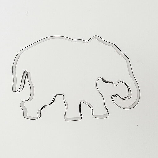 クッキー抜型 ぞう / 1個【 富澤商店 公式 】