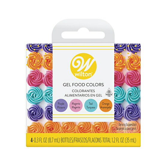 Wilton ビビットジェルカラーセット / 35ml（8.75ml×4）【 富澤商店 公式 】のサムネイル