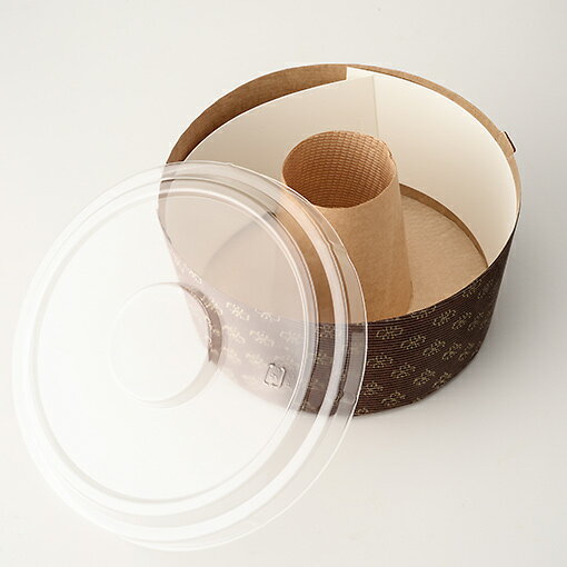 紙シフォンケーキ丸型(茶) / 1組【 富澤商店 公式 】