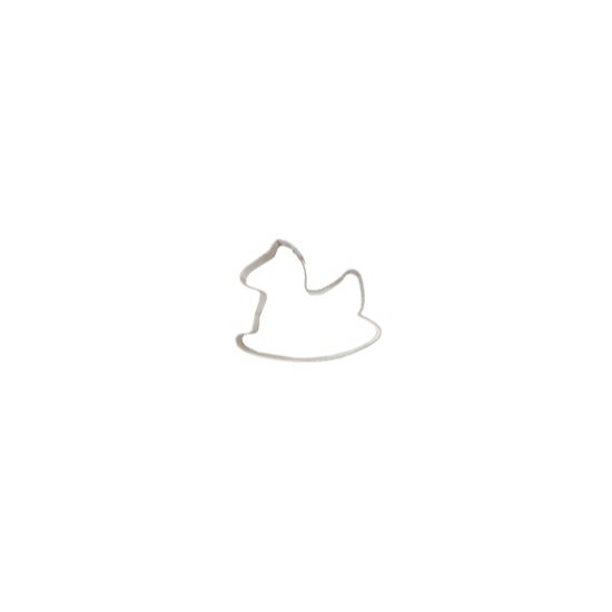 乐天商城 - ミニクッキー抜型 木馬 / 1個【 富澤商店 公式 】