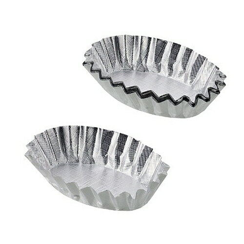 アルミ箔マドレーヌ型（船）10cm / 20枚【 富澤商店 公式 】のサムネイル