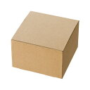 無地スマートボックス/クラフト 172×112×174mm / 1個【 富澤商店 公式 】