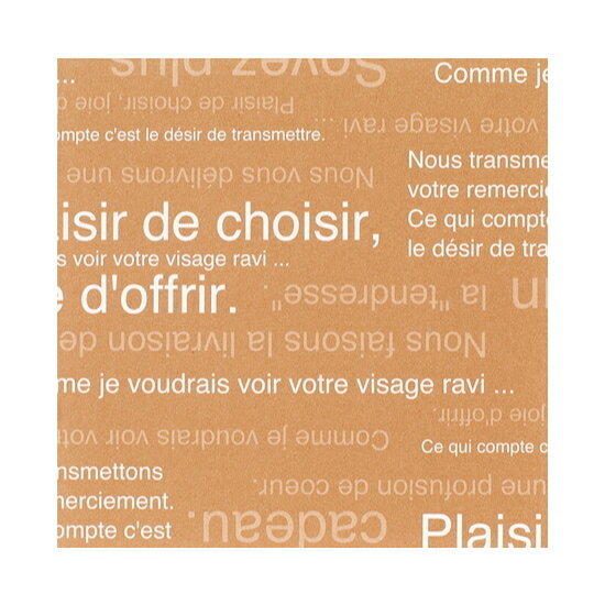 包装紙 カフェオレ（レンガ） / 5枚【 取り寄せ 】【 富澤商店 公式 】