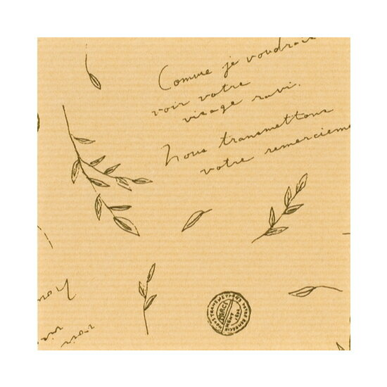 筋ハト包装紙 プロバンス / 5枚【 取り寄せ 】【 富澤商店 公式 】