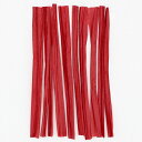 ワイヤー入りラフィア12cm レッド / 30本【 富澤商店 公式 】