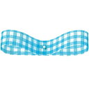 リボン コットンギンガム 18 スカイブルー / 2m【 取り寄せ 】【 富澤商店 公式 】