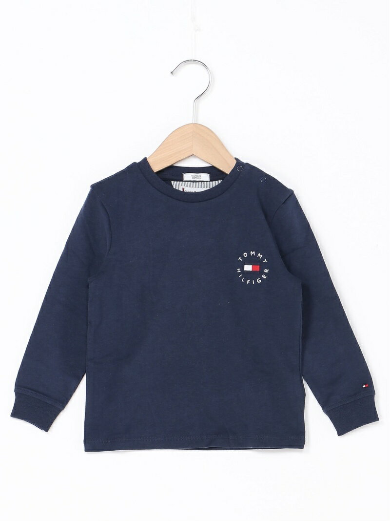 【SALE／70%OFF】(K)TOMMY HILFIGER(トミーヒルフィガー) U HERITAGE BADGE TEE L/S TOMMY HILFIGER トミーヒルフィガー トップス その他のトップス ネイビー ブラウン ホワイト【RBA_E】[Rakuten Fashion]のサムネイル