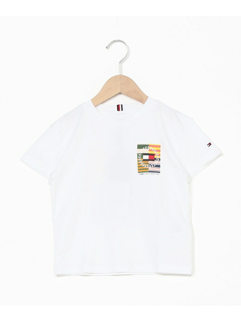 楽天TOMMY HILFIGER【SALE／40％OFF】（K）TOMMY HILFIGER（トミーヒルフィガー） BOYS マルチアートワークTシャツ TOMMY HILFIGER トミーヒルフィガー トップス カットソー・Tシャツ ホワイト【RBA_E】[Rakuten Fashion]