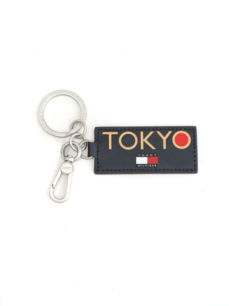 【SALE／70%OFF】(M)TOMMY HILFIGER(トミーヒルフィガー) JAPAN TOKYO KEY FOB TOMMY HILFIGER トミーヒルフィガー ファッション雑貨 チャーム・キーチェーン ネイビー ブラック【RBA_E】[Rakuten Fashion]