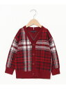 【SALE／40%OFF】(K)TOMMY HILFIGER(トミーヒルフィガー) BOYS タータンチェックカーディガン TOMMY HILFIGER トミーヒルフィガー トップス カーディガン レッド【RBA_E】【送料無料】[Rakuten Fashion]