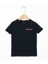 (K)TOMMY HILFIGER(トミーヒルフィガー) BOYS ポケットショートスリーブTシャツ TOMMY HILFIGER トミーヒルフィガー トップス カットソー・Tシャツ ネイビー ホワイト【送料無料】[Rakuten Fashion]