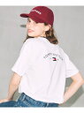 【オンライン限定】トミーヒルフィガー80SリンガーTシャツ TOMMY HILFIGER トミーヒルフィガー トップス カットソー・Tシャツ ホワイト ネイビー ベージュ ブラック グリーン ブルー グレー ピ…