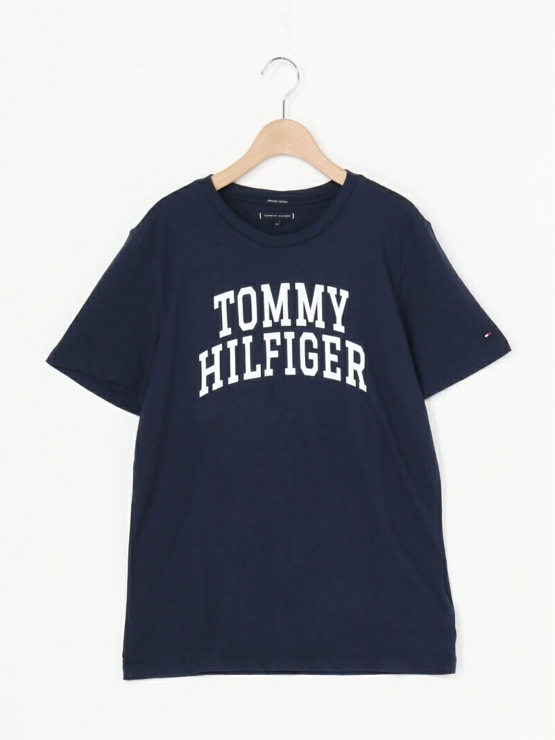 【SALE／50%OFF】(K)TOMMY HILFIGER(トミーヒルフィガー) ロゴTシャツ TOMMY HILFIGER トミーヒルフィガー トップス その他のトップス ネイビー レッド【RBA_E】[Rakuten Fashion]のサムネイル