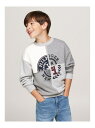 【SALE/50%OFF】(K)TOMMY HILFIGER(トミーヒルフィガー) BOYS モノタイプスプライスプリントトレーナー TOMMY HILFIGE...
