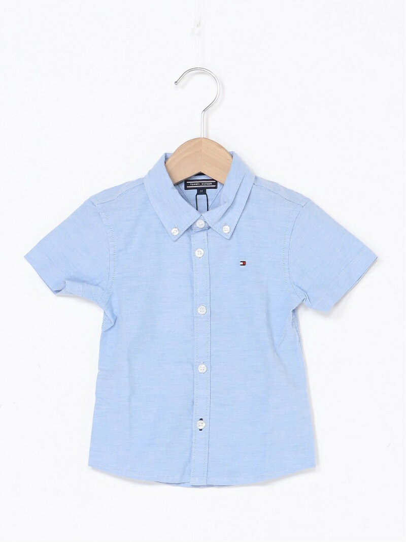 (K)TOMMY HILFIGER(トミーヒルフィガー) オックスフォードシャツ TOMMY HILFIGER トミーヒルフィガー トップス シャツ・ブラウス ブルー ホワイト【送料無料】[Rakuten Fashion]のサムネイル