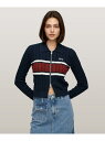 【SALE/50%OFF】2WAYケーブルジップアップカーディガン TOMMY JEANS トミーヒルフィガー トップス ニット ネイビー グレー【RBA_E】...