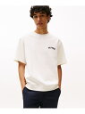 ショートスリーブグラフィックスウェットシャツ TOMMY HILFIGER トミーヒルフィガー トップス スウェット・トレーナー ネイビー ホワイト【送料無料】...